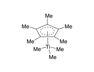 (Trimethyl)pentamethylcyclopentadienyltitanium(IV) Chemical Structure
